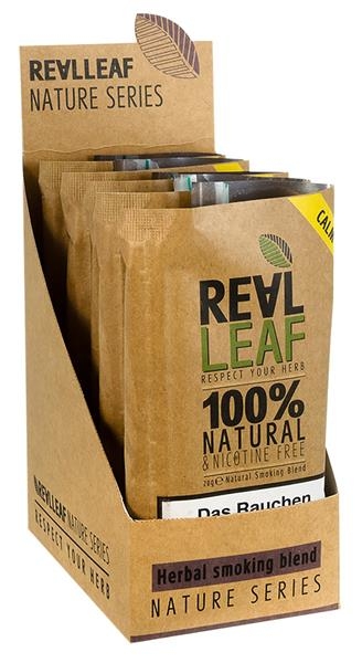 REAL LEAF Natural CALM Kräutermischung Tabakersatz 20g (E-KVP € 8,95)